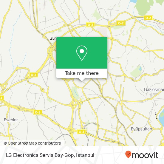 LG Electronics Servis Bay-Gop map