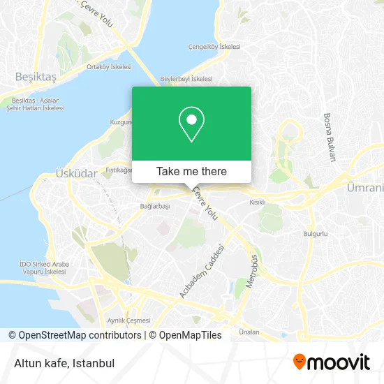Altun kafe map