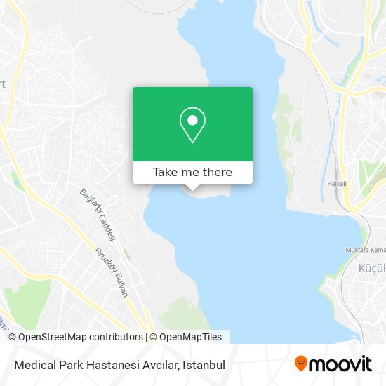 Medical Park Hastanesi Avcılar map