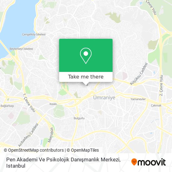 Pen Akademi Ve Psikolojik Danışmanlık Merkezi map