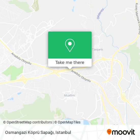 Osmangazi Köprü Sapağı map