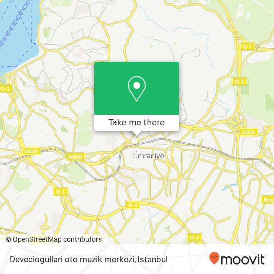 Deveciogullari oto muzik merkezi map