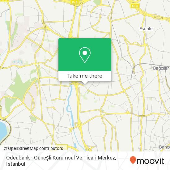 Odeabank - Güneşli Kurumsal Ve Ticari Merkez map