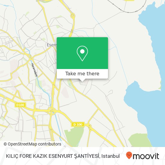 KILIÇ FORE KAZIK ESENYURT ŞANTİYESİ map