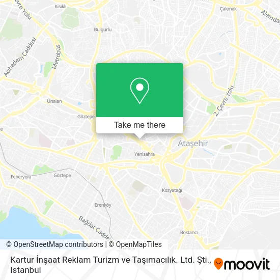 Kartur İnşaat Reklam Turizm ve Taşımacılık. Ltd. Şti. map