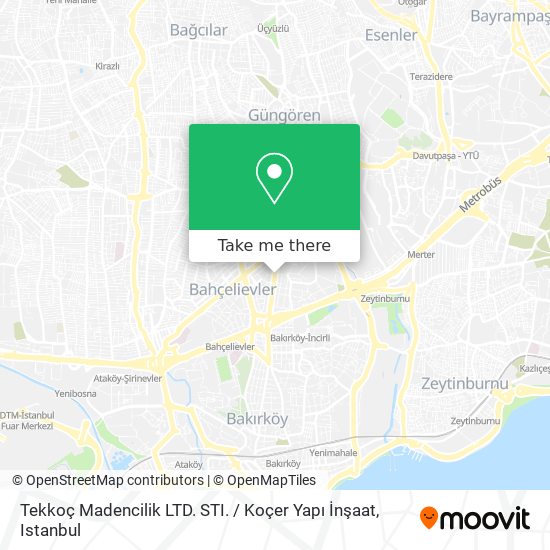 Tekkoç Madencilik LTD. STI. / Koçer Yapı İnşaat map