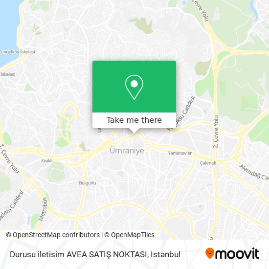 Durusu iletisim AVEA SATIŞ NOKTASI map