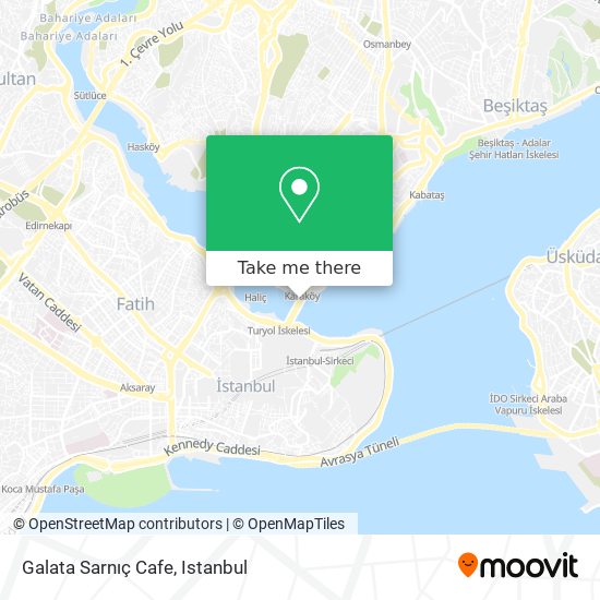 Galata Sarnıç Cafe map