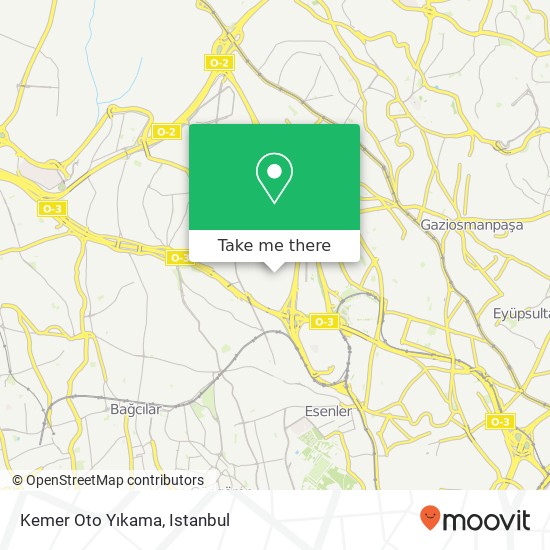 Kemer Oto Yıkama map