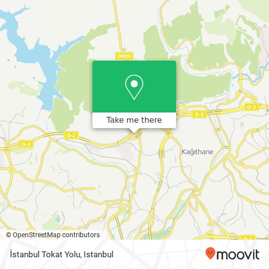 İstanbul Tokat Yolu map