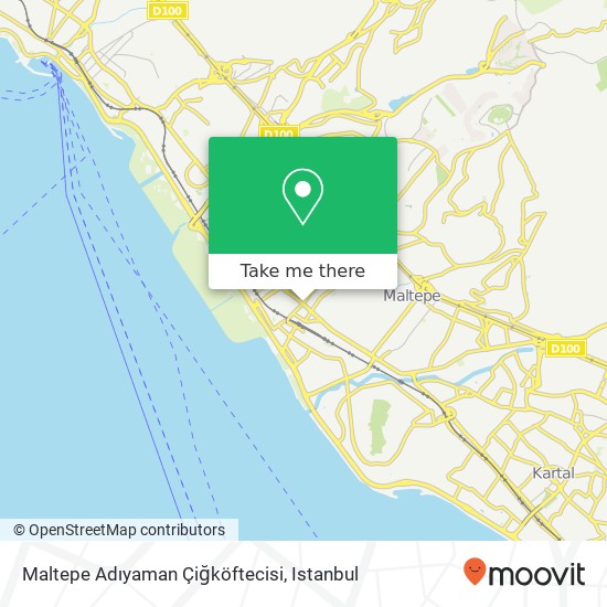 Maltepe Adıyaman Çiğköftecisi map