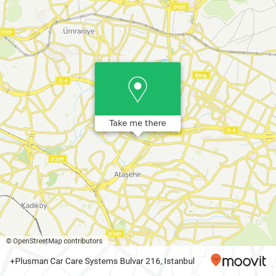 +Plusman Car Care Systems Bulvar 216 map