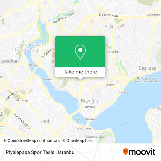 Piyalepaşa Spor Tesisi map