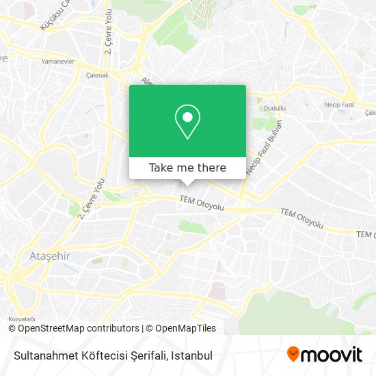 Sultanahmet Köftecisi Şerifali map
