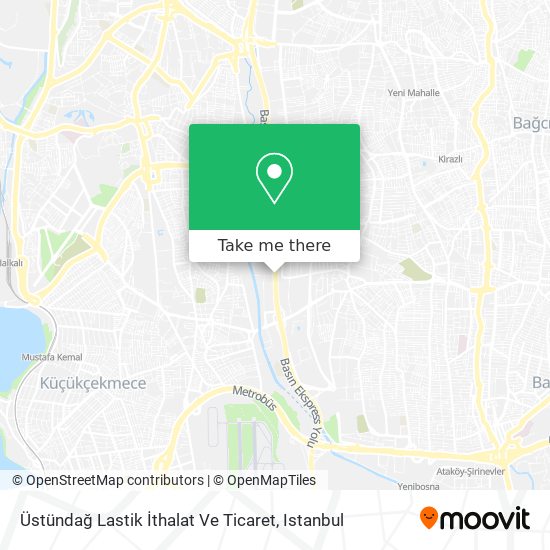 Üstündağ Lastik İthalat Ve Ticaret map