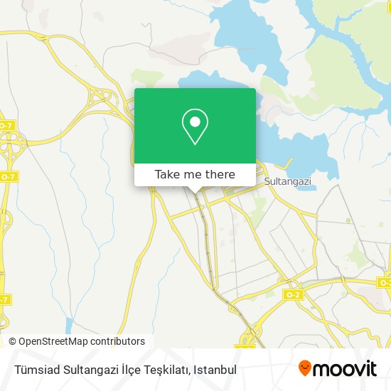 Tümsiad Sultangazi İlçe Teşkilatı map