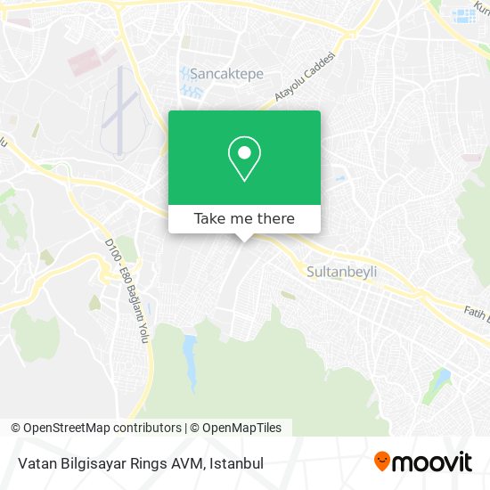 Vatan Bilgisayar Rings AVM map