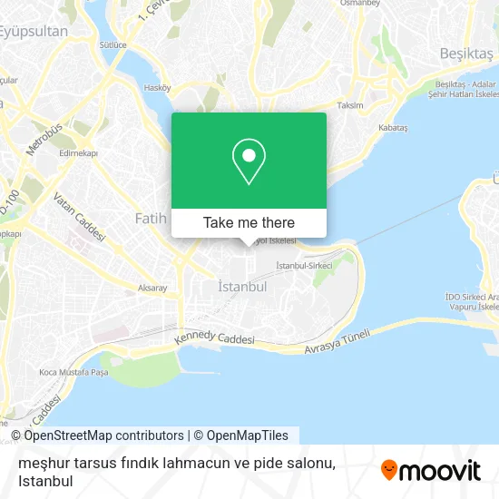 meşhur tarsus fındık lahmacun ve pide salonu map