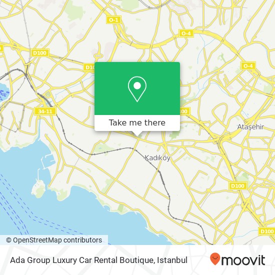 Ada Group Luxury Car Rental Boutique map