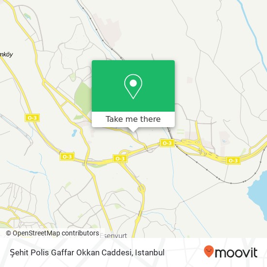 Şehit Polis Gaffar Okkan Caddesi map