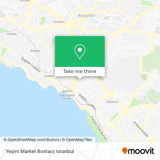 Yeşim Market Bostacı map