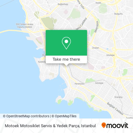 Motoek Motosiklet Servis & Yedek Parça map