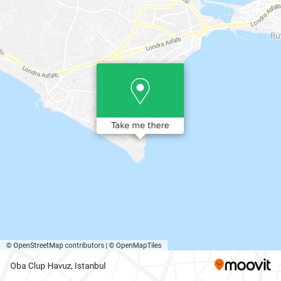 Oba Clup Havuz map