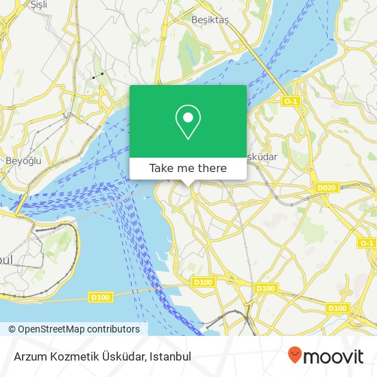 Arzum Kozmetik Üsküdar map