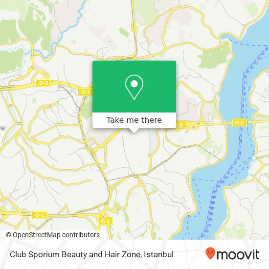 Club Sporium Beauty and Hair Zone map