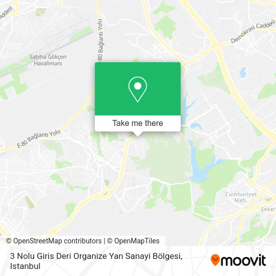 3 Nolu Giris Deri Organize Yan Sanayi Bölgesi map