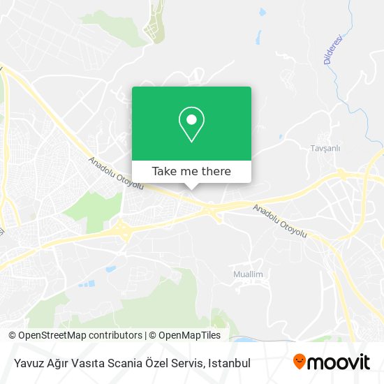 Yavuz Ağır Vasıta Scania Özel Servis map