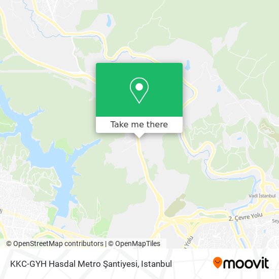 KKC-GYH Hasdal Metro Şantiyesi map