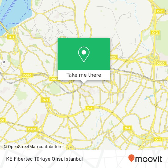 KE Fibertec Türkiye Ofisi map