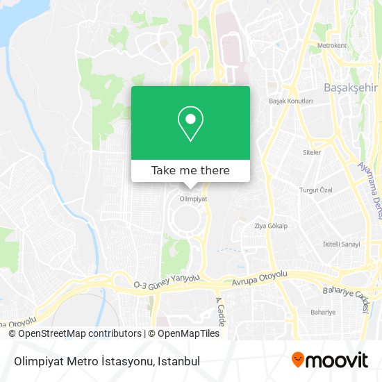 Olimpiyat Metro İstasyonu map