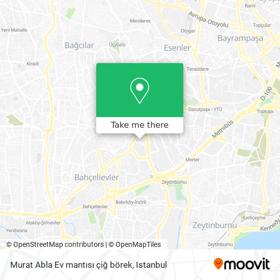 Murat Abla Ev mantısı çiğ börek map