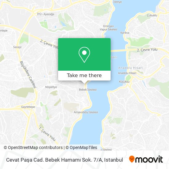 Cevat Paşa Cad. Bebek Hamamı Sok. 7 / A map