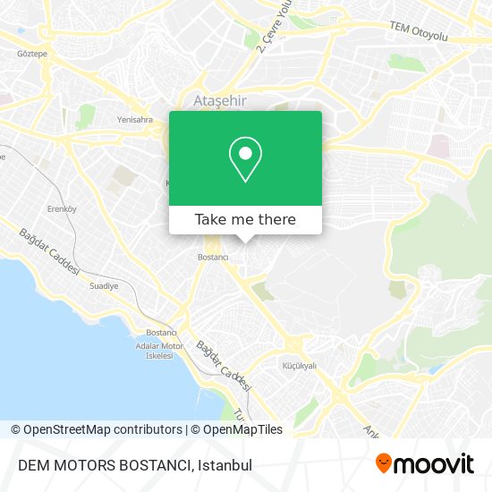 DEM MOTORS BOSTANCI map