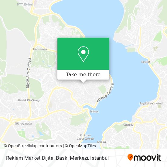 Reklam Market Dijital Baskı Merkezi map