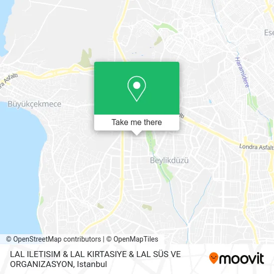 LAL ILETISIM & LAL KIRTASIYE & LAL SÜS VE ORGANIZASYON map