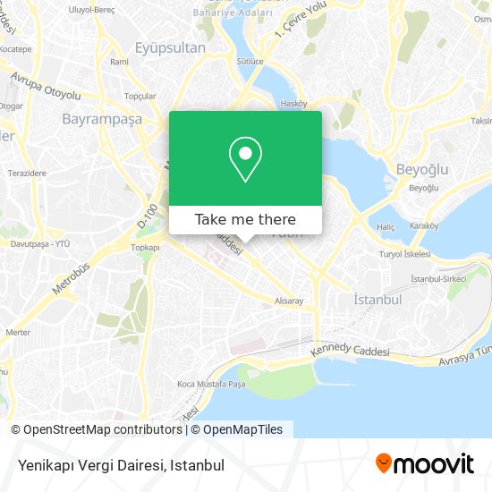 Yenikapı Vergi Dairesi map