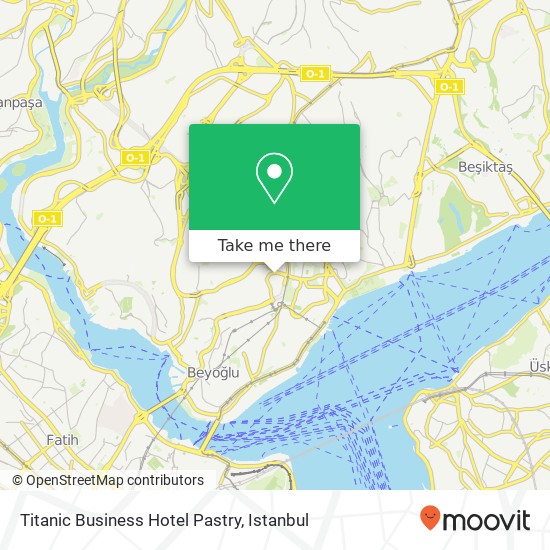 Titanic Business Hotel Pastry map