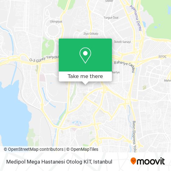 Medipol Mega Hastanesi Otolog KİT map