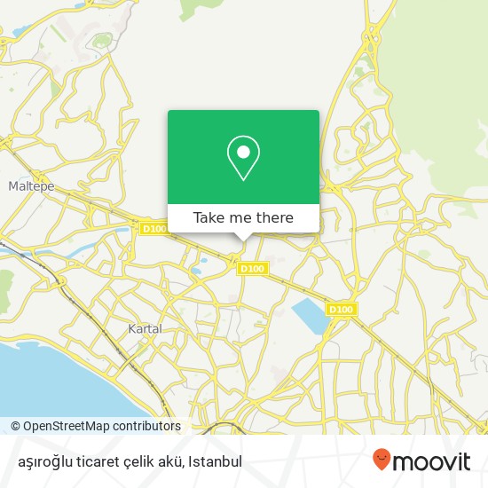 aşıroğlu ticaret çelik akü map