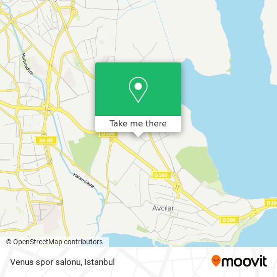 Venus spor salonu map