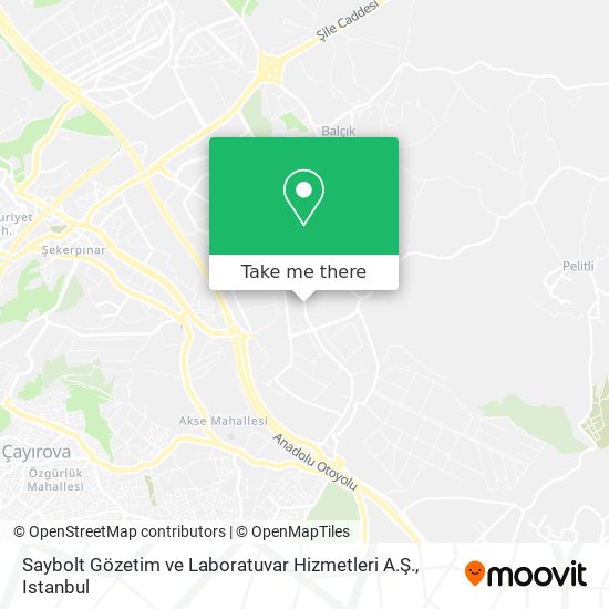 Saybolt Gözetim ve Laboratuvar Hizmetleri A.Ş. map
