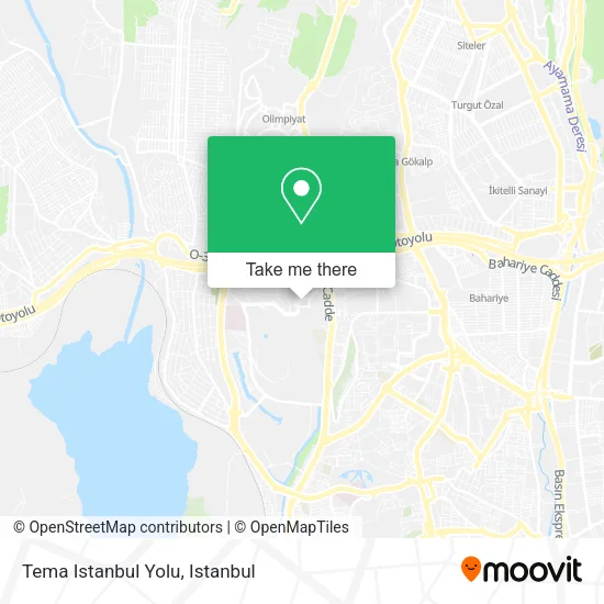 Tema Istanbul Yolu map
