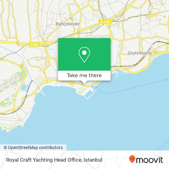 Royal Craft Yachting Head Office map