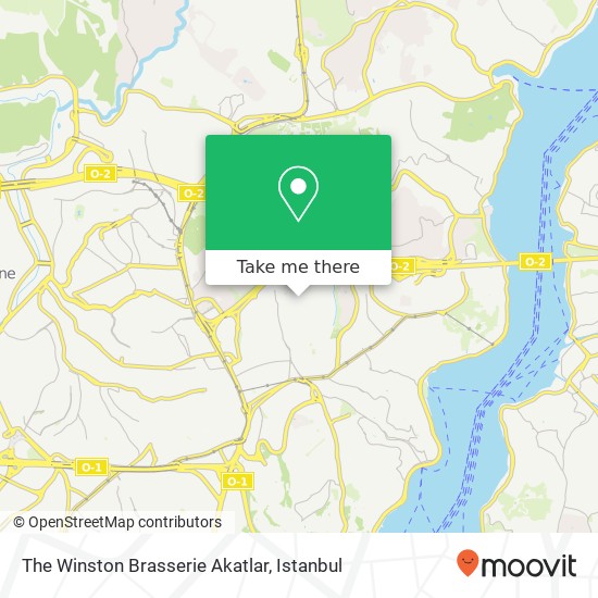 The Winston Brasserie Akatlar map