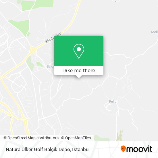 Natura Ülker Golf Balçık Depo map