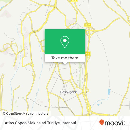 Atlas Copco Makinalari Türkiye map